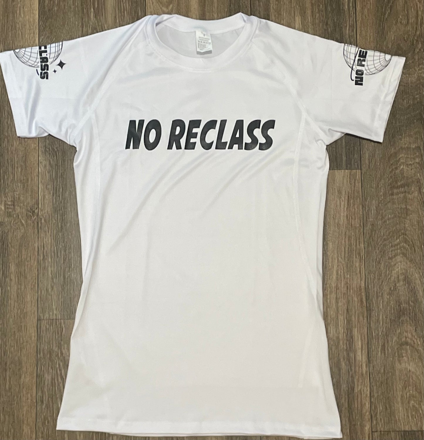 NO RECLASS PREFORMANCE COMPRESSION T-SHIRT| WHITE