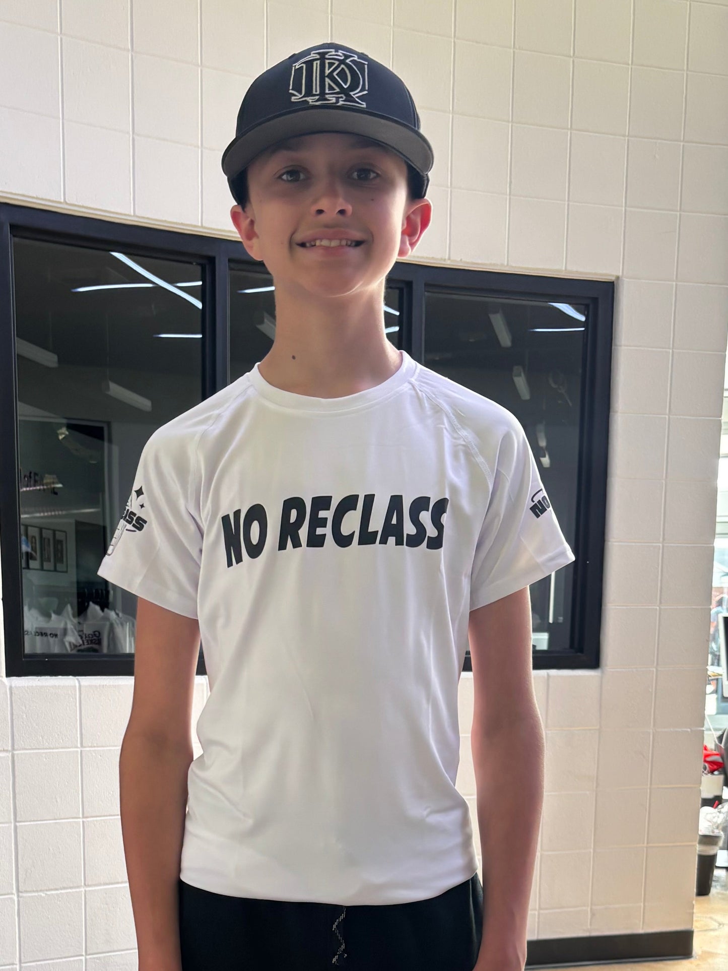 NO RECLASS PREFORMANCE COMPRESSION T-SHIRT| WHITE